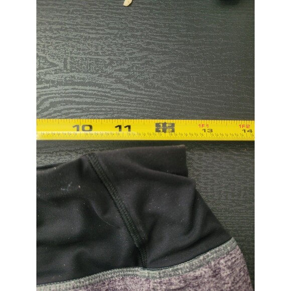 Lululemon Run Times Shorts 4" Gray Heather Lux Black Lined Size 4 Workout - Picture 6 of 8